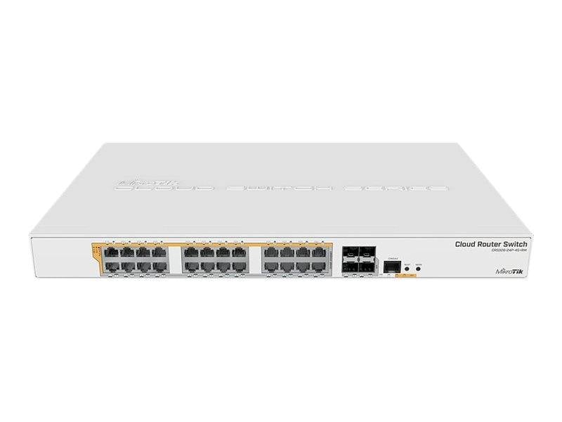 MikroTik Cloud Router Switch CRS328-24P-4S+RM - Switch - L3 - managed - 24 x 10/-0
