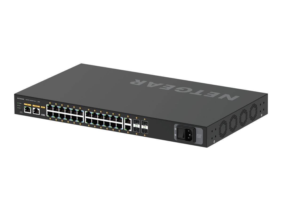 NETGEAR AV Line M4250-26G4F-PoE+ - Switch - L3 - managed - 24 x 10/100/1000 (PoE+)-0