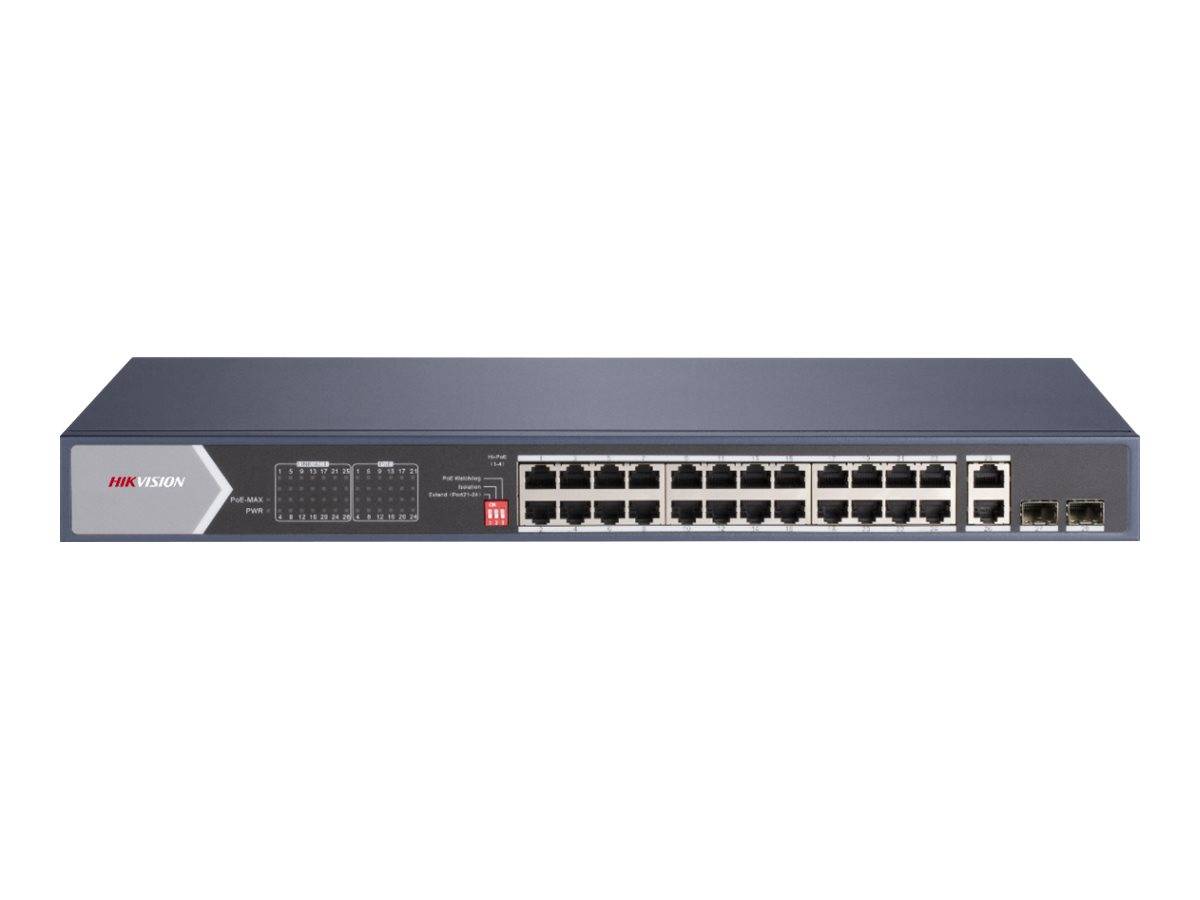 Hikvision Pro Series DS-3E0528HP-E - Switch - unmanaged - 20 x 10/100/1000 (PoE)-0