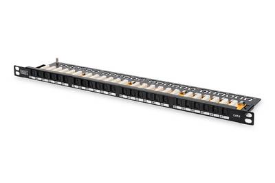 Digitus DN-91624U-SL-SH 24 Port Netzwerk-Patchpanel 483 mm (19") CAT 6 0.5 HE Mehrfarbig Bestückt-4