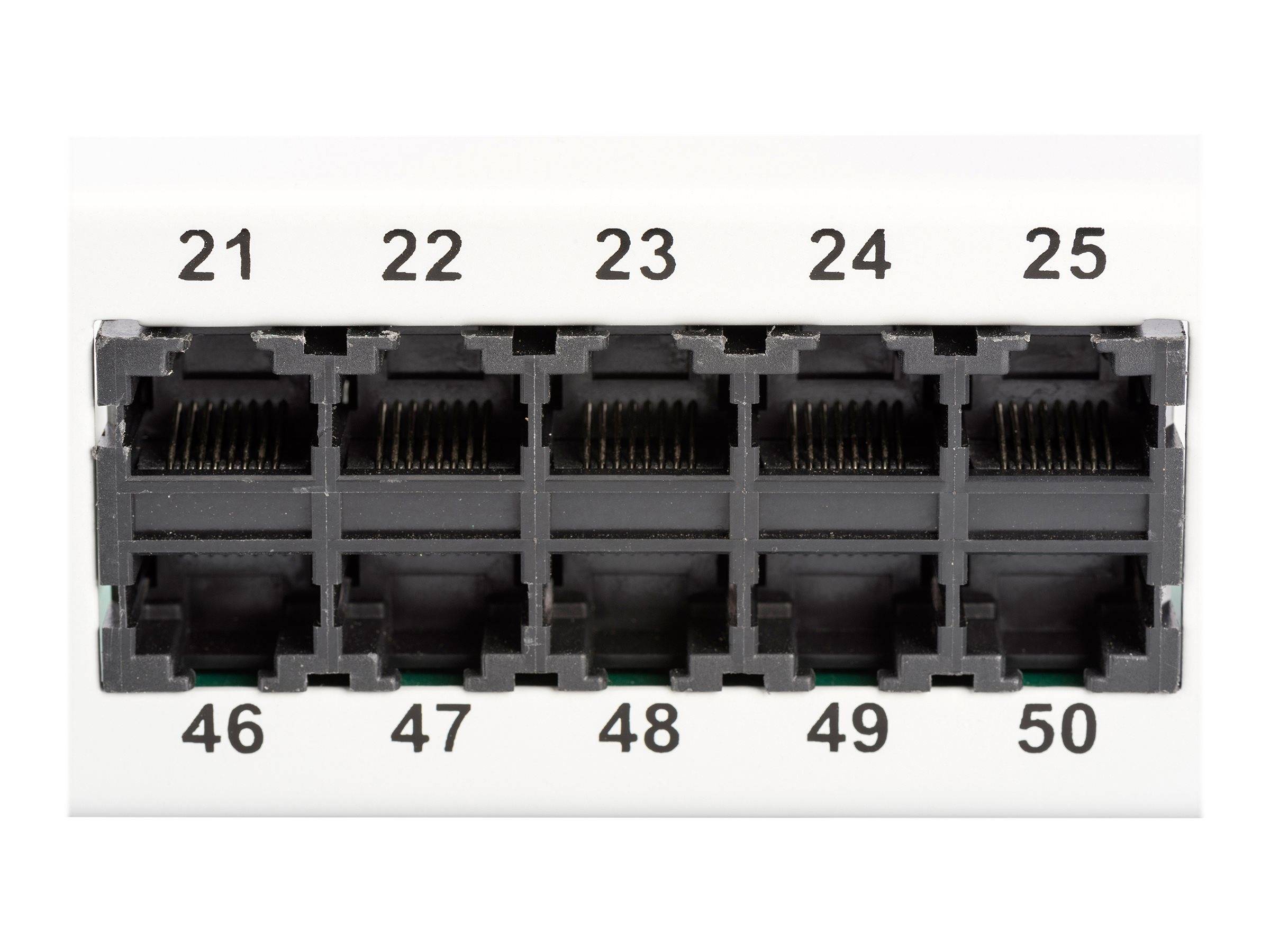 DIGITUS - CAT 3 ISDN Patch Panel, ungeschirmt, grau-6