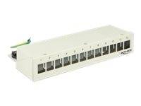 DeLOCK Keystone Desktop Patch Panel - Patch Panel-0
