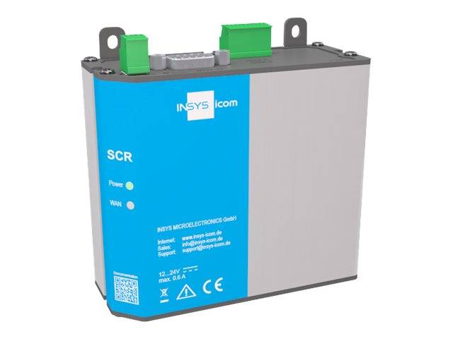 INSYS icom SCR-E 300 - Router 2-Port-Switch - Modbus-0