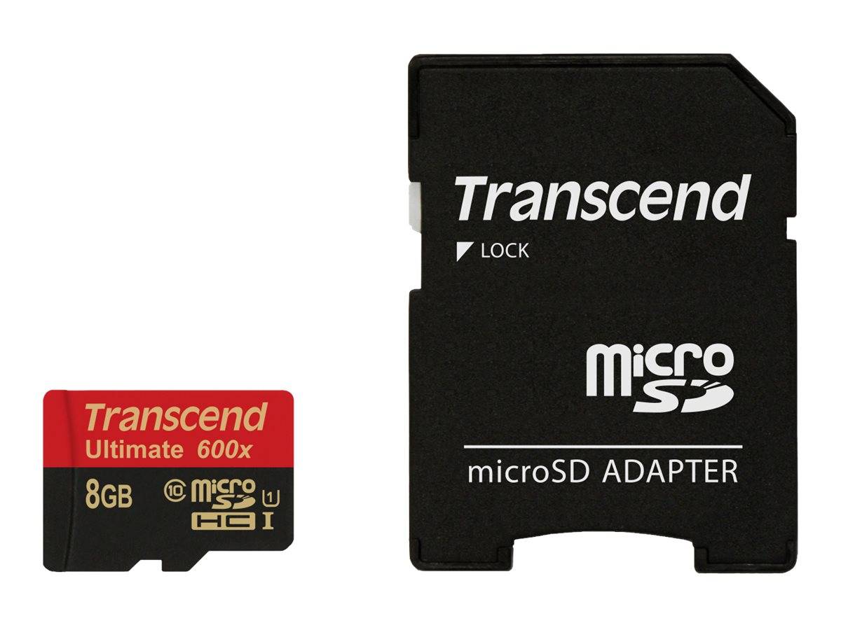 Transcend Ultimate - Flash-Speicherkarte (microSDHC/SD-Adapter inbegriffen)-0