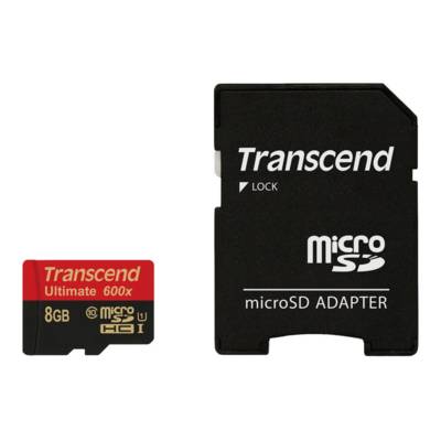 Transcend Ultimate - Flash-Speicherkarte (microSDHC/SD-Adapter inbegriffen)-0