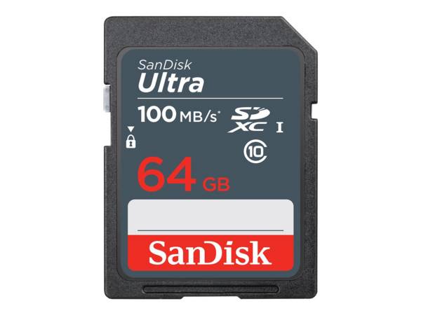 SanDisk Ultra - Flash-Speicherkarte - 64 GB - Class 10