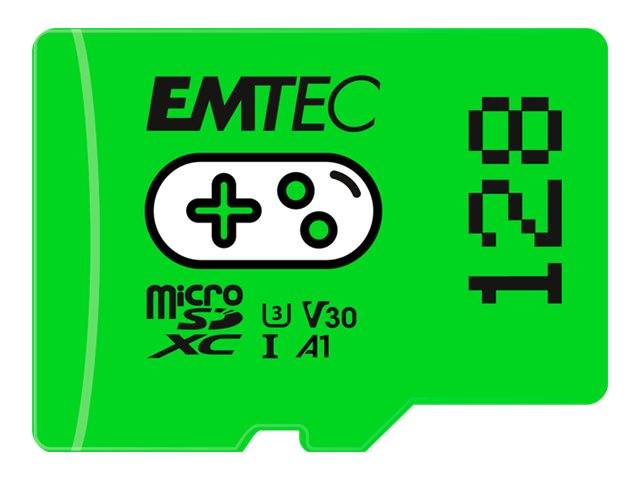 EMTEC Gaming - Flash-Speicherkarte - 128 GB - A1 / Video Class V30 / UHS-I U3-0