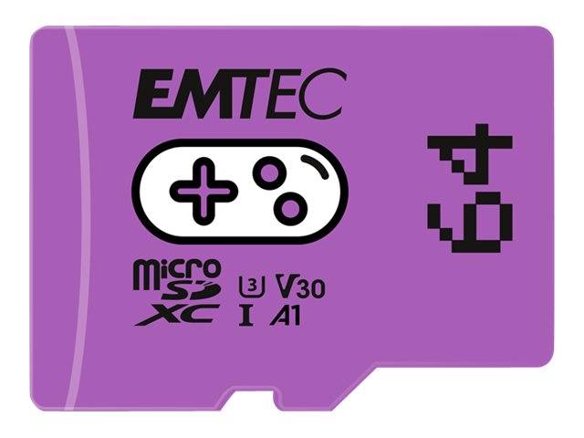 EMTEC Gaming - Flash-Speicherkarte - 64 GB - A1 / Video Class V30 / UHS-I U3-0
