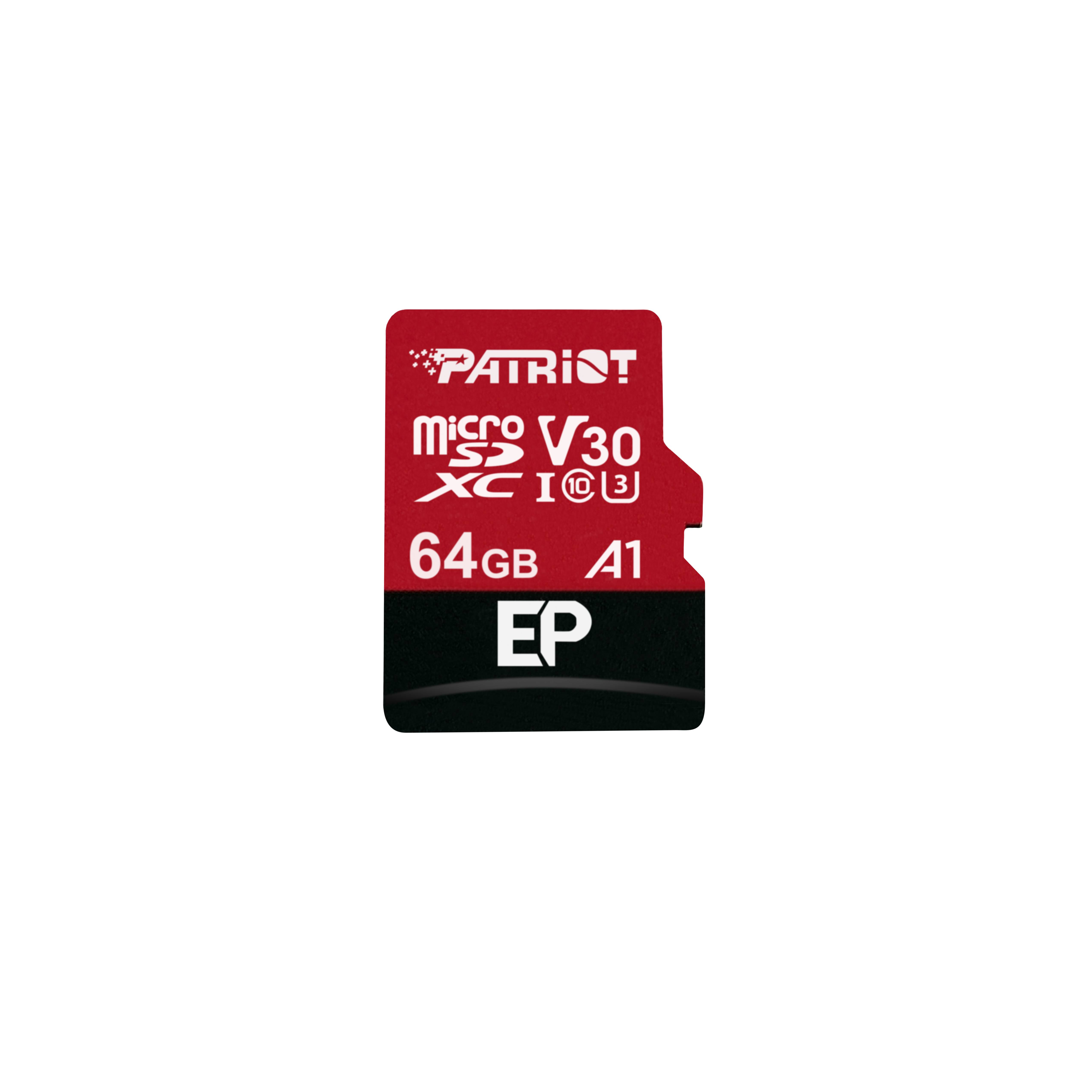 PATRIOT EP Series - Flash-Speicherkarte (microSDXC-an-SD-Adapter inbegriffen) --5
