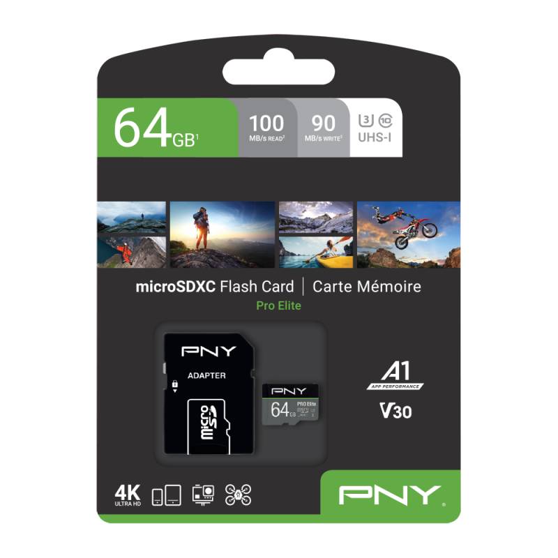 PNY PRO Elite - Flash-Speicherkarte (microSDXC-an-SD-Adapter inbegriffen)-6