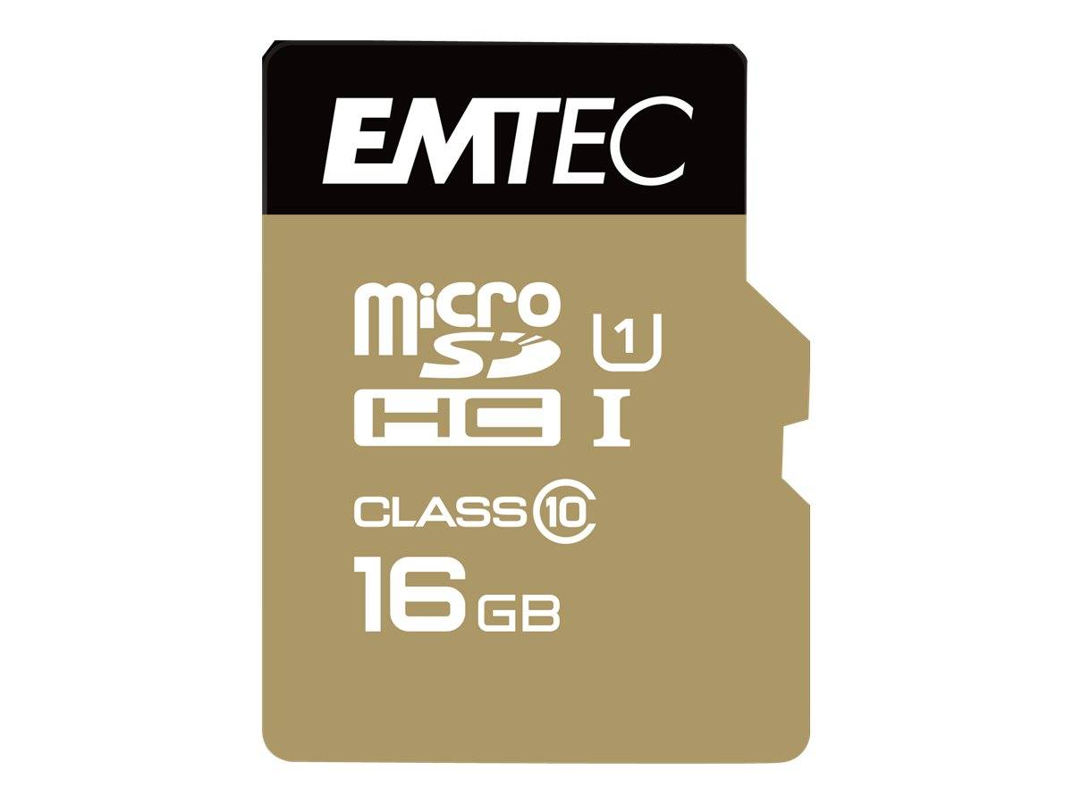 EMTEC Gold+ - Flash-Speicherkarte (SD-Adapter inbegriffen)-0