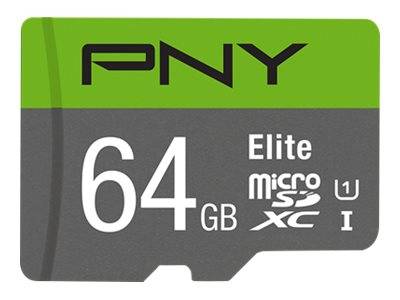 PNY Elite - Flash-Speicherkarte - 64 GB - UHS-I U1 / Class10-0