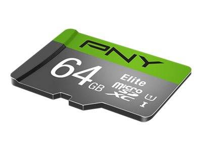 PNY Elite - Flash-Speicherkarte - 64 GB - UHS-I U1 / Class10-3