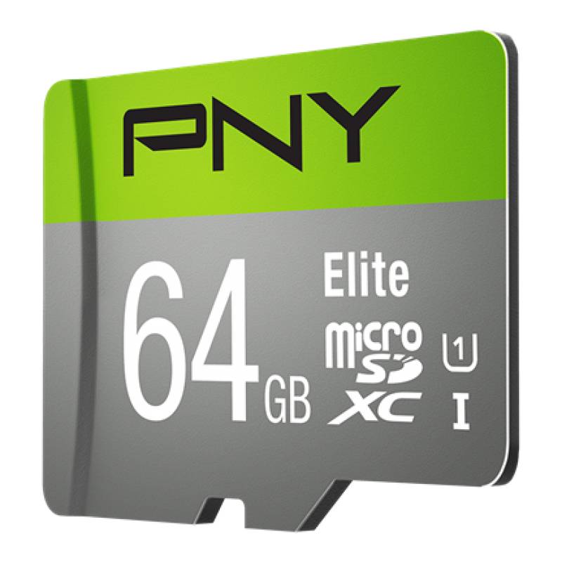 PNY Elite - Flash-Speicherkarte - 64 GB - UHS-I U1 / Class10-6