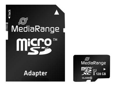 MediaRange MR945 - Flash-Speicherkarte (microSDXC-an-SD-Adapter inbegriffen)-0