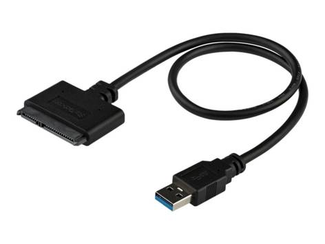 StarTech.com USB 3.0 auf 2,5" (6,4cm) SATA III Adapter Kabel mit UASP - USB 3.0 zu SATA SSD/HDD Konverter /