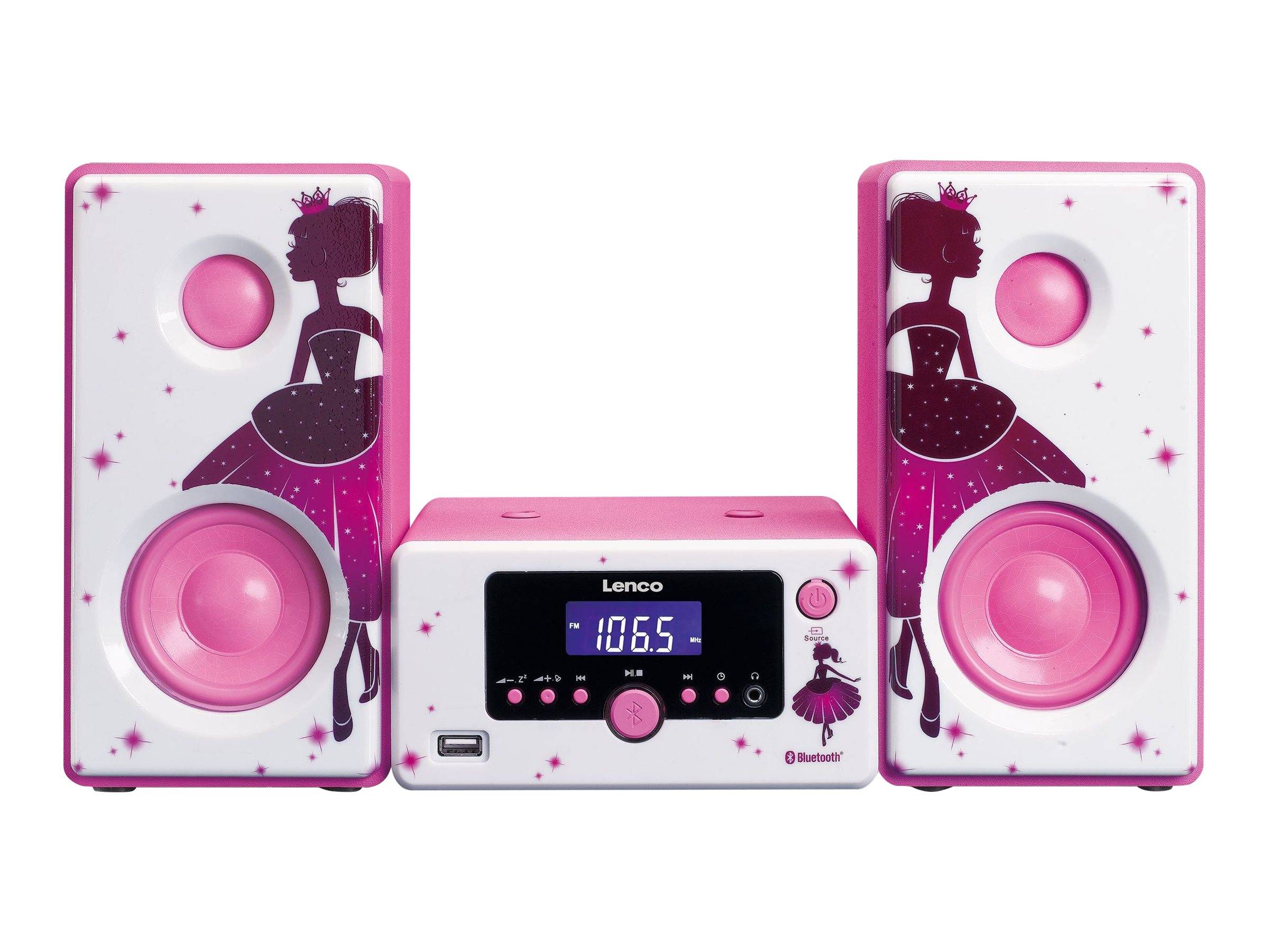 Lenco MC-020 - Microsystem - 2 x 5 Watt - Prinzessin-4