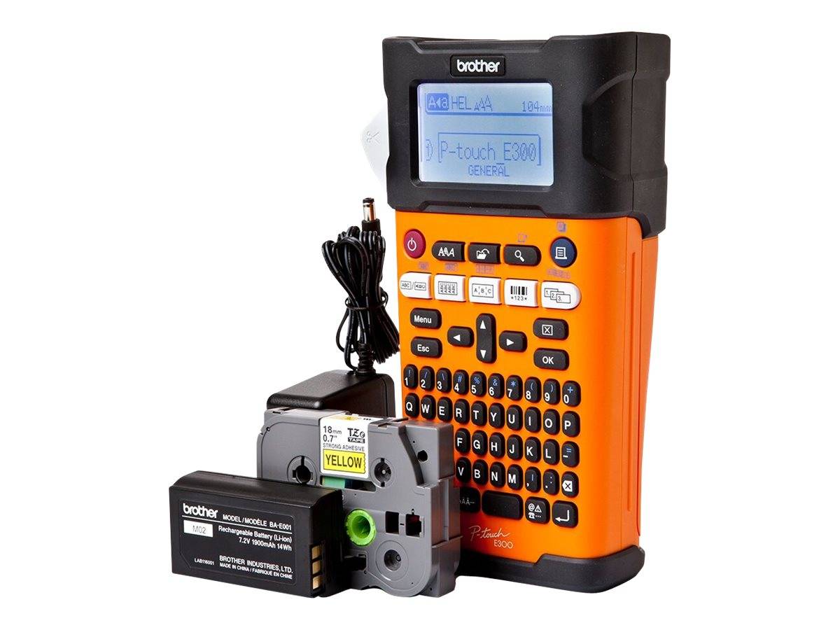 Brother P-touch E300VP Beschriftungsgerät Geeignet für Schriftband: TZe 3.5 mm, 6 mm, 9 mm, 12 mm, 18 mm-3