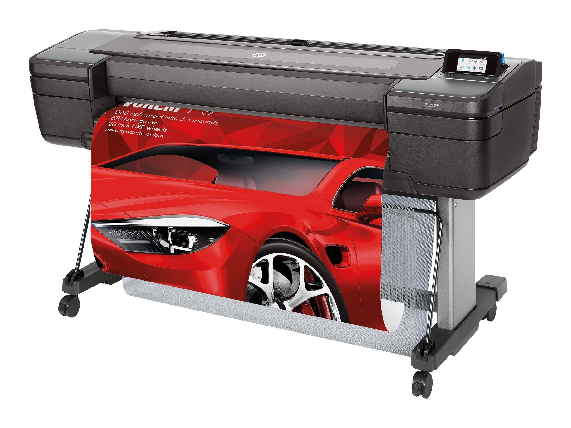HP DesignJet Z6 PostScript - 1118 mm (44") Großformatdrucker - Farbe - Tintenstr-0