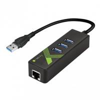 TECHly USB 3.2 Gen 1 (USB 3.0) Konverter [1x USB 3.2 Gen 1 Stecker A (USB 3.0) - 1x RJ45-Buchse] IDATA-USB-ETGIGA-3U2 14-7