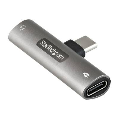 StarTech.com USB-C Audio- und Ladeadapter - USB-C-Audio Adapter mit 3,5-mm TRRS Kopfhörer-/Headset Buchse und 60W USB Ty-0