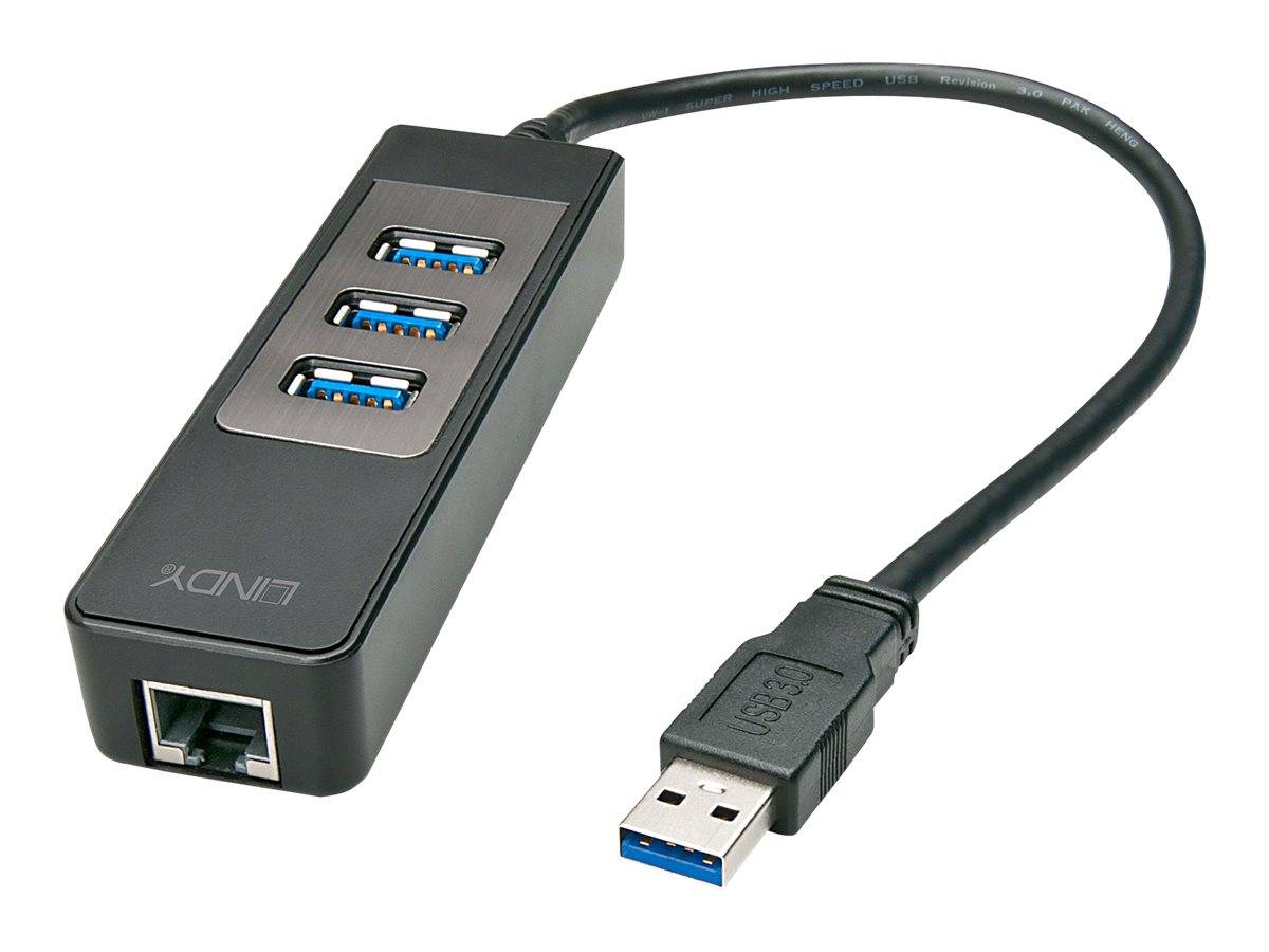 Lindy USB 3.1 Hub & Gigabit Ethernet Adapter-3