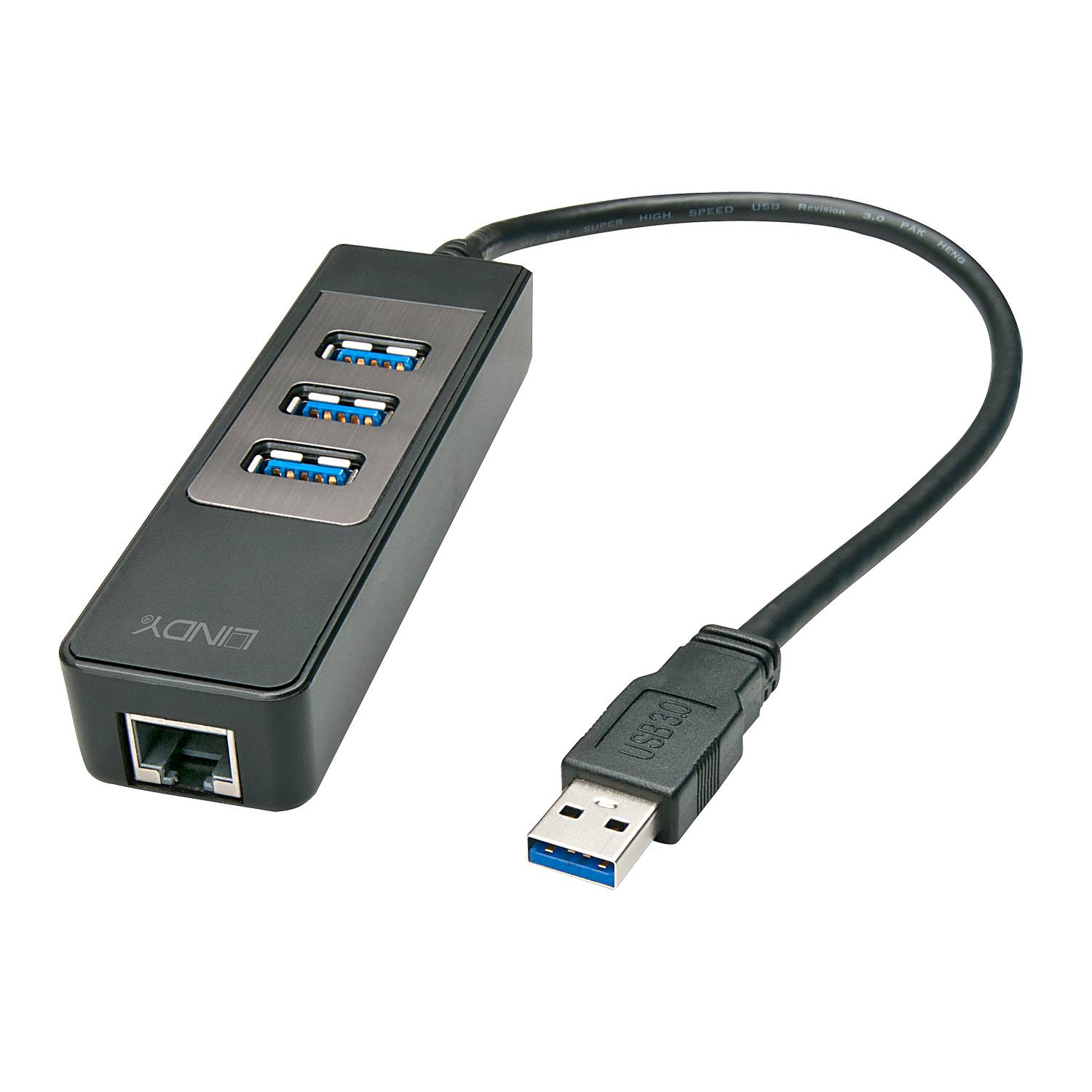 Lindy USB 3.1 Hub & Gigabit Ethernet Adapter-4