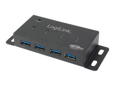 LogiLink USB 3.0 Hub 4-Port - Hub - 4 x SuperSpeed USB 3.0-0