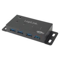LogiLink USB 3.0 Hub 4-Port - Hub - 4 x SuperSpeed USB 3.0-5