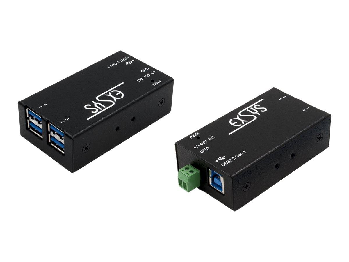 EXSYS EX-1181HMS 4 Port USB 3.2 Gen1 HUB mit15KV ESD Überspannungsschutz-3