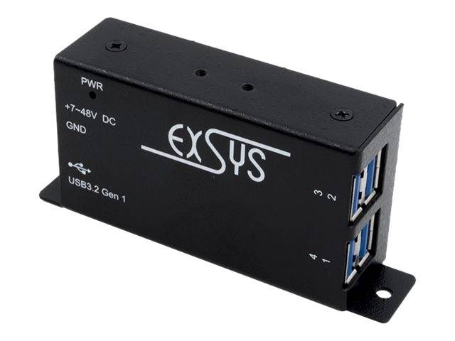 EXSYS EX-1181HMS 4 Port USB 3.2 Gen1 HUB mit15KV ESD Überspannungsschutz-4