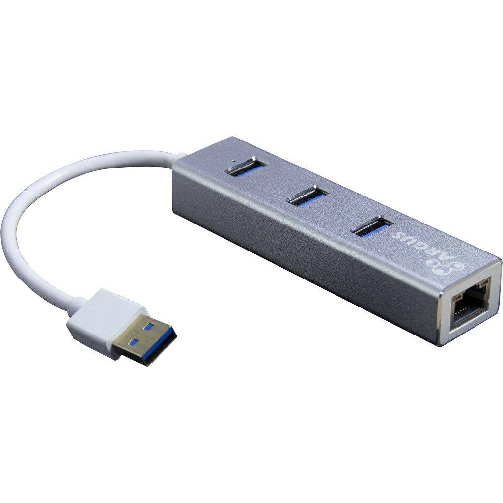 INTER-TECH - Argus IT-310-S - Hub - 3 x SuperSpeed USB 3.0 + 1 x 10/100/1000-5