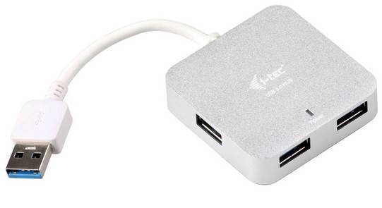i-Tec USB 3.0 Metal Passive HUB - Hub - 4 x SuperSpeed USB 3.0-7