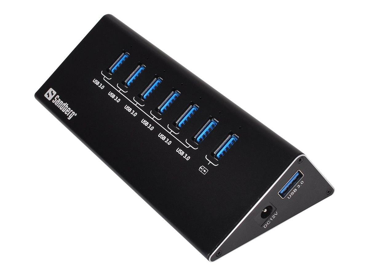 Sandberg USB 3.0 Hub 7 ports - Hub - 7 x SuperSpeed USB 3.0-0