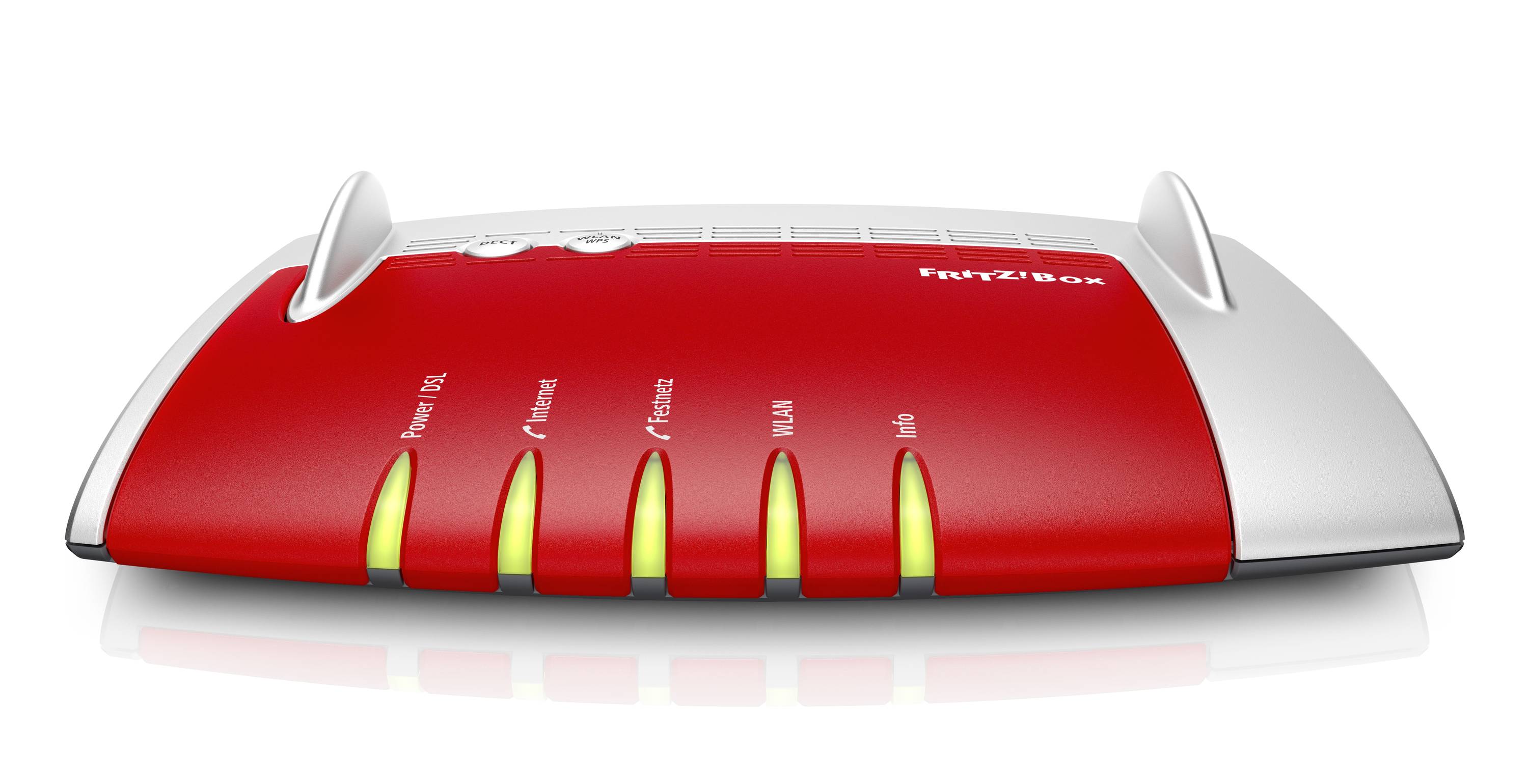 AVM FRITZ!Box 7490 - Wireless Router - DSL-Modem - 4-Port-Switch - GigE - Wi-Fi 5 - Dual-Band - VoIP-Telefonadapter (DEC-1