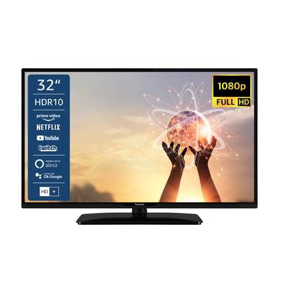homeX F32ST2000 32 Zoll Fernseher/Smart TV (Full HD, HDR, Triple-Tuner) - 6 Monate HD+ inklusive