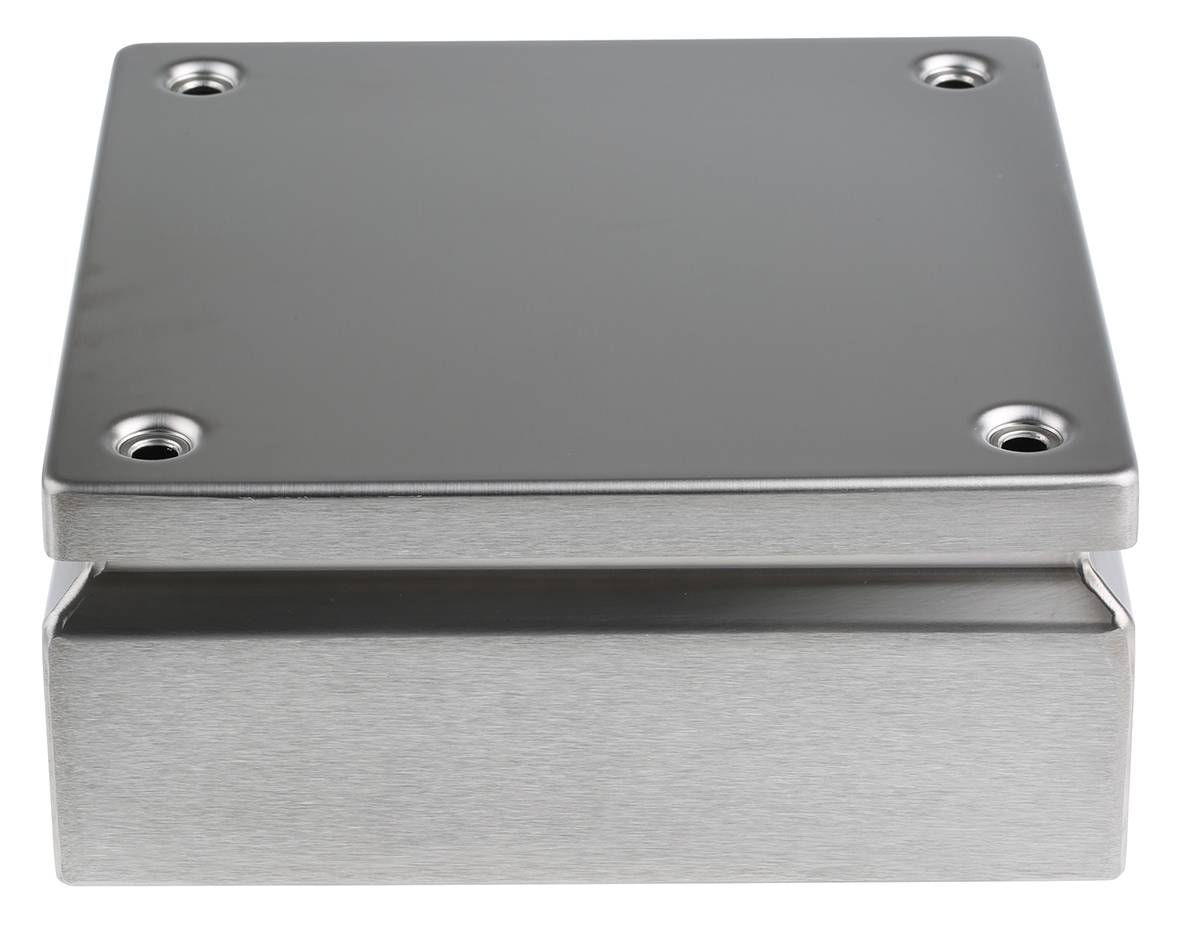 Rittal KL Edelstahl Klemmenkasten IP66, HxBxT 200 mm x 200 mm x 80mm-2