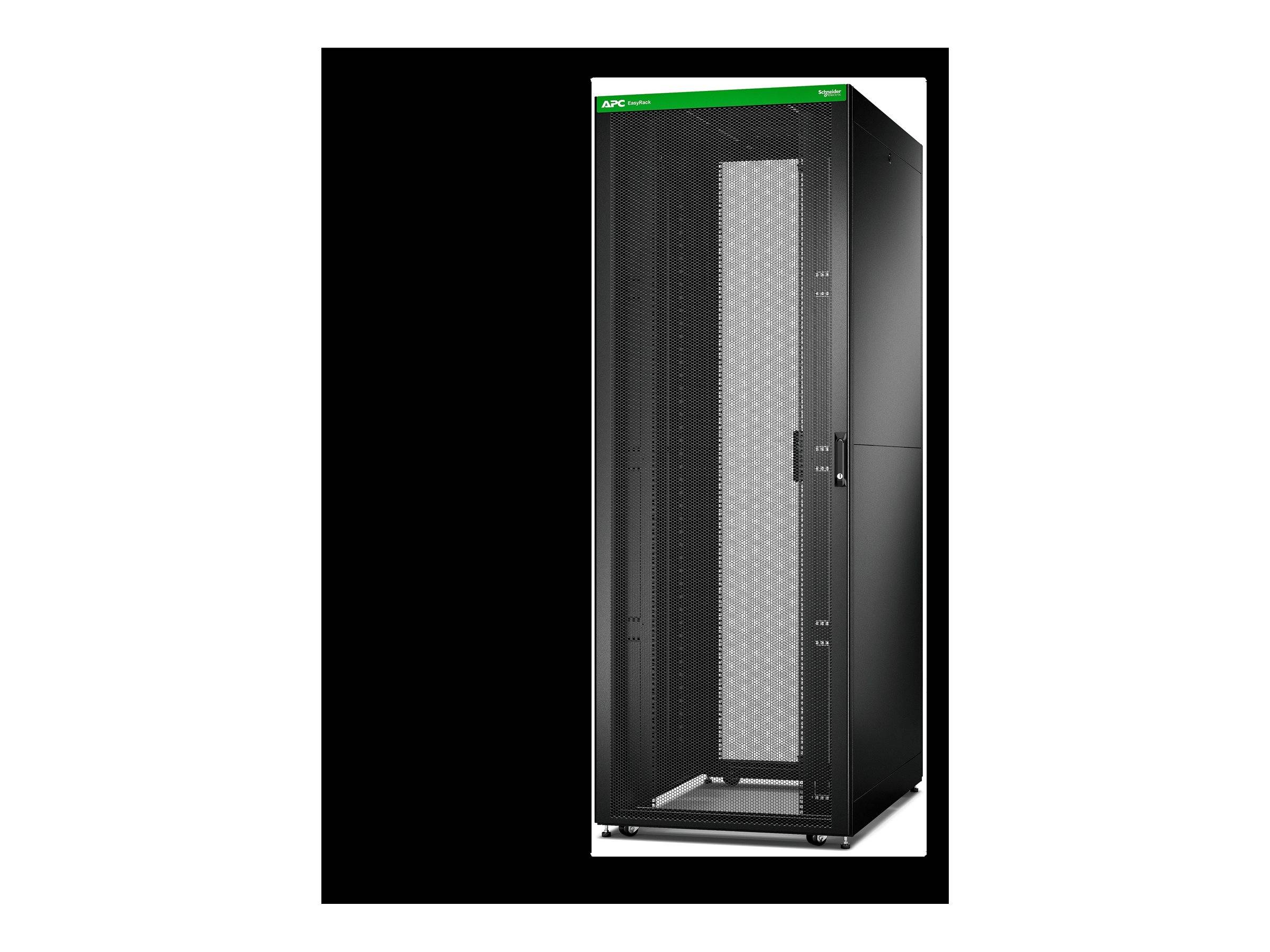 APC Easy Rack - Schrank Netzwerkschrank - Schwarz - 48U - 48.3 cm (19")-0