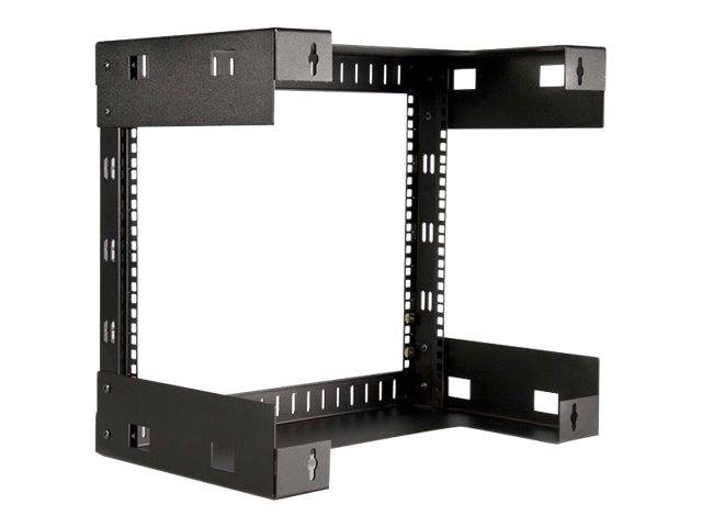 StarTech.com 8U 19" Wall Mount Network Rack - 12" Deep 2 Post Open Frame Server Room Rack for Data/AV/IT/Computer Equipm-0