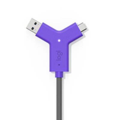 Logitech Swytch - Schwarz - Violett - Logitech Swytch - 2,79 kg - 377 mm - 215 m-0