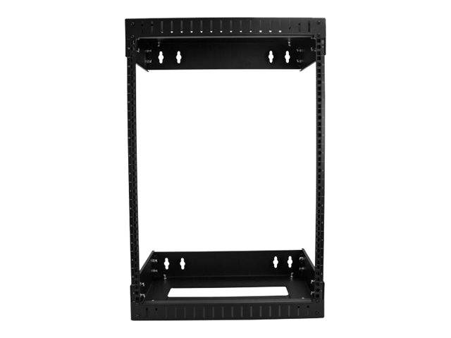 StarTech.com 15U 19" Wall Mount Network Rack, Adjustable Depth 12-20" 2 Post Ope-2
