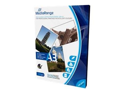 MediaRange - Hochglänzend - beschichtet - weiß - A3 (297 x 420 mm)-0