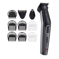 BaByliss MT727E, Schwarz, Silber, 0,5 mm, 8 mm, Bart, Ohr, Augenbraue, Schnurrbart, Nase, Titan, Akku-0