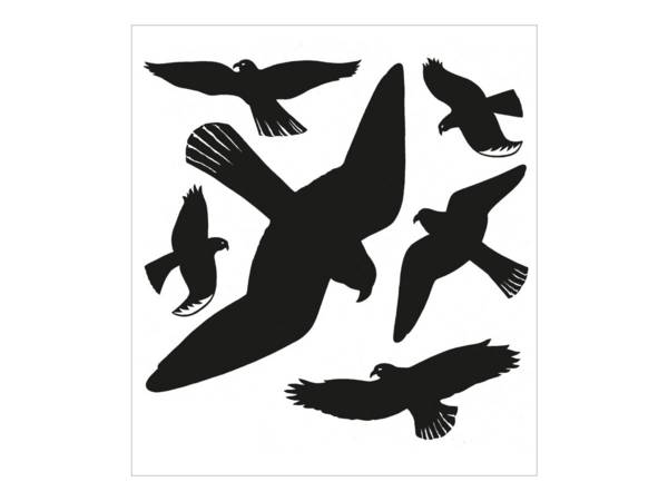 HERMA - Dekorationskleber - Warnvögel - 30 x 30 cm