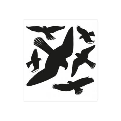 HERMA - Dekorationskleber - Warnvögel - 30 x 30 cm-0
