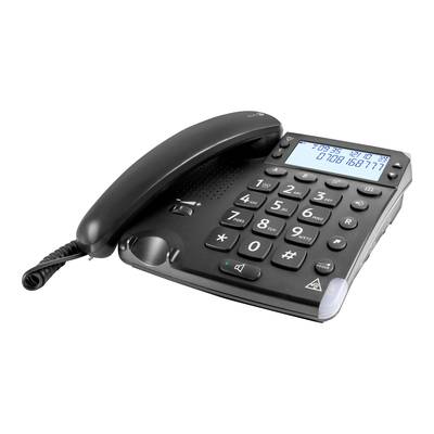 DORO Magna 4000 - Telefon mit Schnur mit Rufnummernanzeige/Anklopffunktion