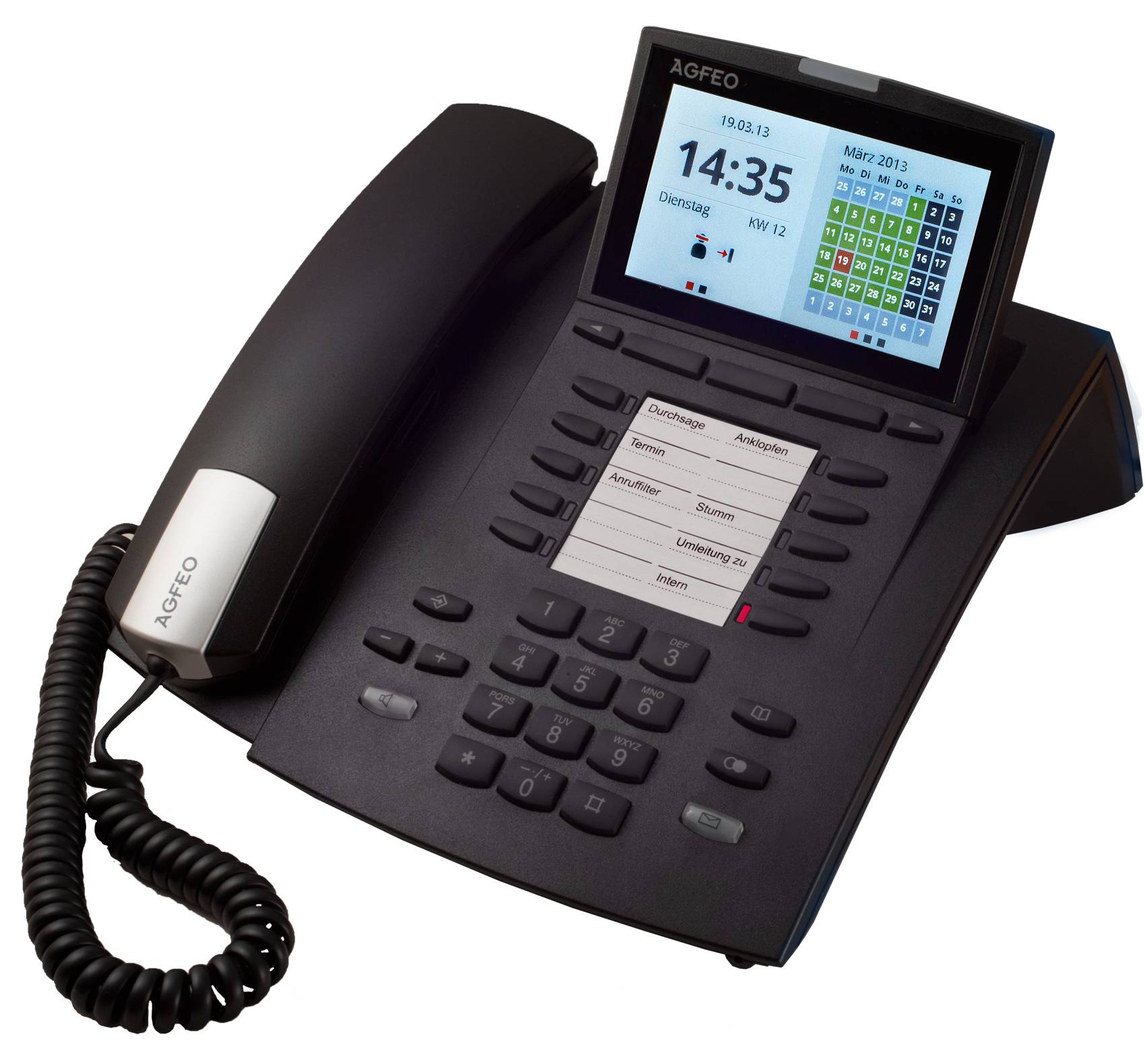 AGFEO ST 45 - Digitaltelefon - Schwarz-5