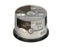 Intenso - 50 x CD-R - 700 MB (80 Min) 52x - mit Tintenstrahldrucker bedruckbare Oberfläche-0