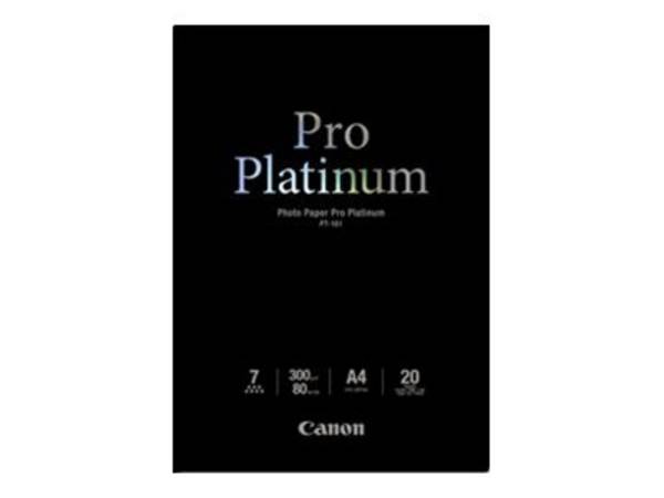 Canon Photo Paper Pro Platinum - A4 (210 x 297 mm) - 300 g/m² - 20 Blatt Fotopap