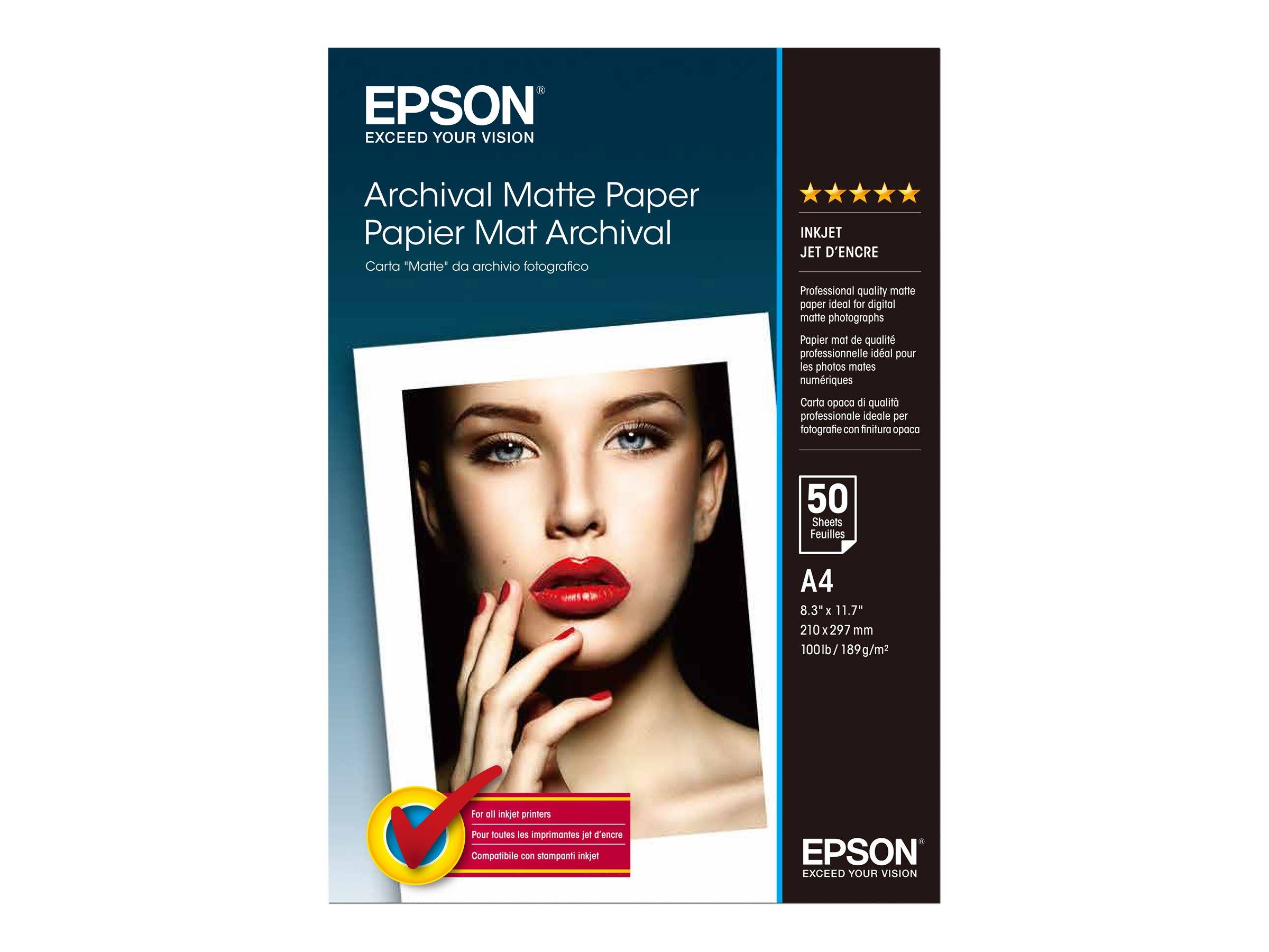Epson Archival Matte Paper - Matt - A4 (210 x 297 mm)-0